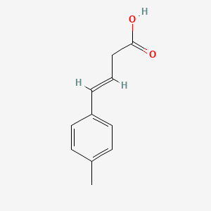 molecular formula C11H12O2 B3377264 4-(4-Methylphenyl)but-3-enoic acid CAS No. 127404-74-4