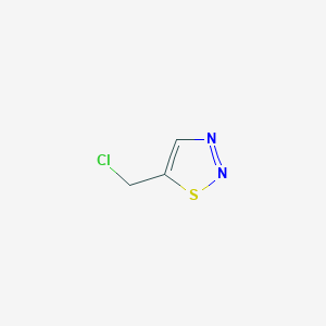 molecular formula C3H3ClN2S B3377312 5-(Chloromethyl)-1,2,3-thiadiazole CAS No. 1284385-87-0