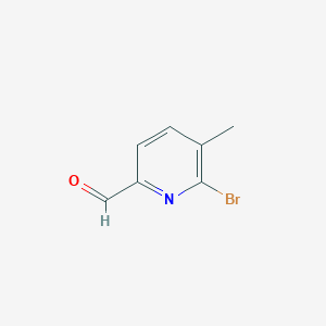 B3377348 6-Bromo-5-methylpicolinaldehyde CAS No. 1289158-36-6
