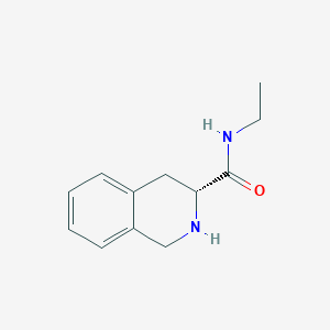 molecular formula C12H16N2O B3377409 (3R)-N-ethyl-1,2,3,4-tetrahydroisoquinoline-3-carboxamide CAS No. 1307585-11-0