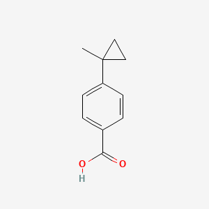 molecular formula C11H12O2 B3377441 4-(1-Methylcyclopropyl)benzoic acid CAS No. 131170-40-6