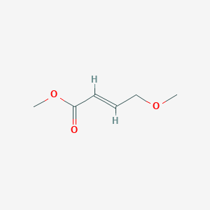 molecular formula C6H10O3 B3377473 4-Methoxybut-2-enoic acid methyl ester CAS No. 13168-99-5
