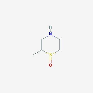 molecular formula C5H11NOS B3377533 2-Methyl-1lambda4-thiomorpholin-1-one CAS No. 1334146-71-2