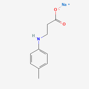 Sodium 3-[(4-methylphenyl)amino]propanoate