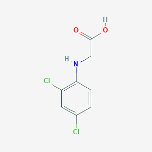 molecular formula C8H7Cl2NO2 B3377564 N-(2,4-Dichlorophenyl)glycine CAS No. 13370-65-5