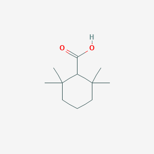 molecular formula C11H20O2 B3377576 2,2,6,6-Tetramethylcyclohexane-1-carboxylic acid CAS No. 13377-52-1