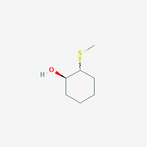 molecular formula C7H14OS B3377624 (1R,2R)-2-Methylthiocyclohexanol CAS No. 134108-72-8
