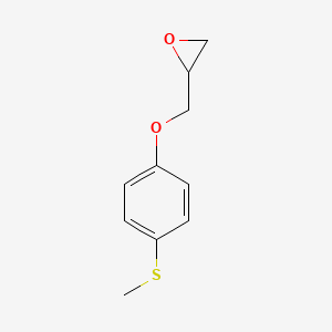 molecular formula C10H12O2S B3377692 2-{[4-(Methylsulfanyl)phenoxy]methyl}oxirane CAS No. 1343235-66-4