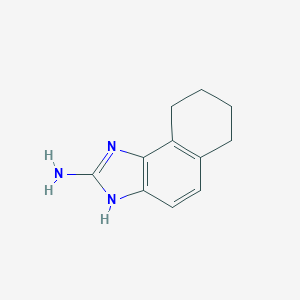 molecular formula C11H13N3 B033777 6,7,8,9-Tetrahydro-1H-naphtho[1,2-d]imidazol-2-amine CAS No. 107508-45-2