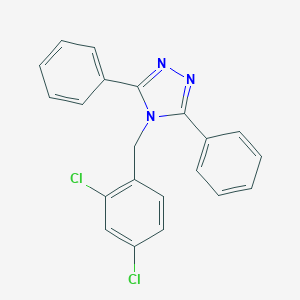 molecular formula C21H15Cl2N3 B337772 4-(2,4-dichlorobenzyl)-3,5-diphenyl-4H-1,2,4-triazole 