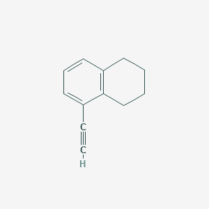 molecular formula C12H12 B3377720 5-Ethynyl-1,2,3,4-tetrahydronaphthalene CAS No. 1343822-36-5