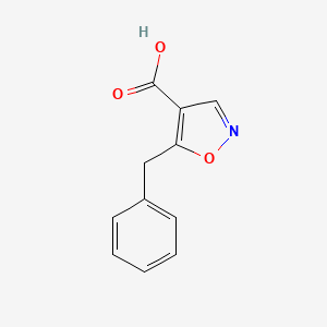 molecular formula C11H9NO3 B3377758 5-Benzyl-4-isoxazolecarboxylic acid CAS No. 134541-07-4