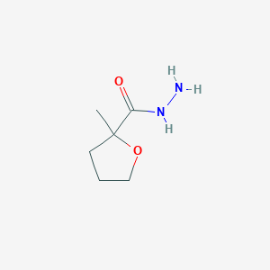 molecular formula C6H12N2O2 B3377766 2-Methyloxolane-2-carbohydrazide CAS No. 1345840-81-4