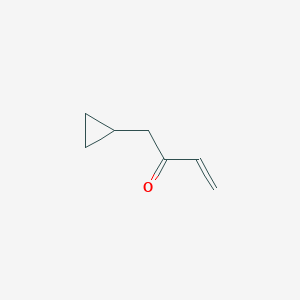 molecular formula C7H10O B3377804 1-Cyclopropylbut-3-en-2-one CAS No. 1352754-33-6