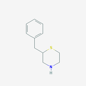 molecular formula C11H15NS B3377862 2-Benzylthiomorpholine CAS No. 1354950-27-8