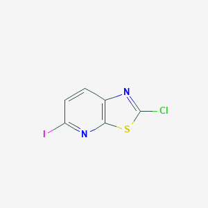 molecular formula C6H2ClIN2S B3377884 2-Chloro-5-iodo-thiazolo[5,4-b]pyridine CAS No. 1355241-54-1