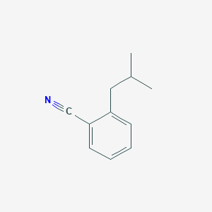 molecular formula C11H13N B3377943 2-(2-Methylpropyl)benzonitrile CAS No. 13670-97-8