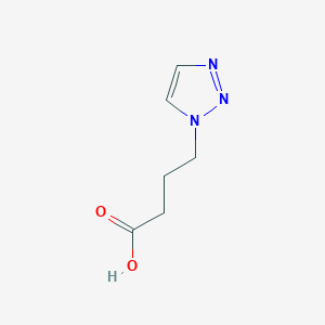 molecular formula C6H9N3O2 B3377957 4-(1H-1,2,3-triazol-1-yl)butanoic acid CAS No. 1369016-84-1