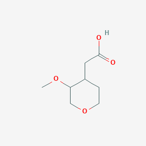 2-(3-Methoxyoxan-4-yl)acetic acid