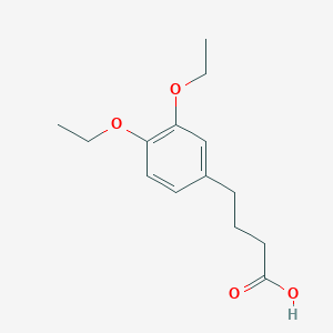 molecular formula C14H20O4 B3377974 4-(3,4-Diethoxyphenyl)butanoic acid CAS No. 137013-01-5
