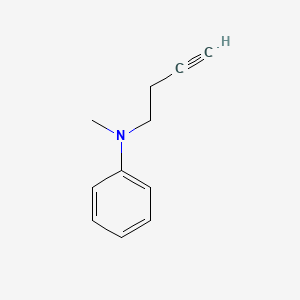 molecular formula C11H13N B3377981 Benzenamine, N-3-butynyl-N-methyl- CAS No. 137273-33-7