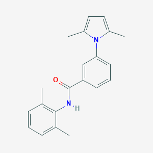 molecular formula C21H22N2O B337801 N-(2,6-dimethylphenyl)-3-(2,5-dimethyl-1H-pyrrol-1-yl)benzamide 