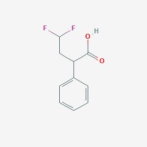 molecular formula C10H10F2O2 B3378012 4,4-二氟-2-苯基丁酸 CAS No. 1375474-59-1