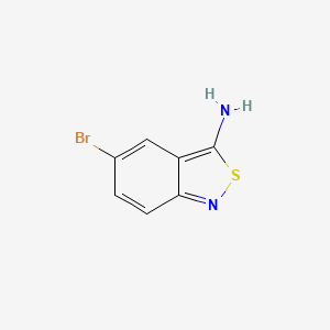 molecular formula C7H5BrN2S B3378065 5-Bromobenzo[c]isothiazol-3-amine CAS No. 1379324-34-1