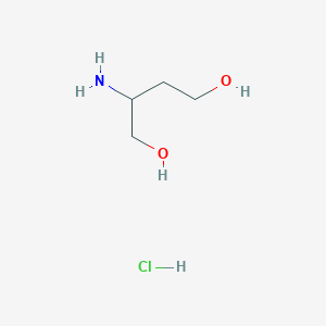 molecular formula C4H12ClNO2 B3378090 2-Aminobutane-1,4-diol hydrochloride CAS No. 1379987-48-0