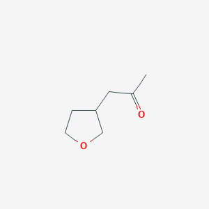 molecular formula C7H12O2 B3378122 1-(Oxolan-3-yl)propan-2-one CAS No. 1384429-02-0