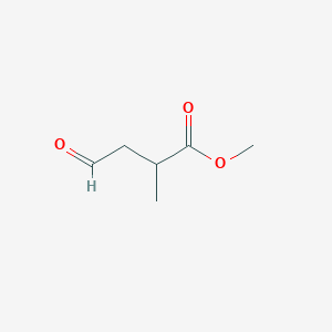 molecular formula C6H10O3 B3378163 2-甲基-4-氧代丁酸甲酯 CAS No. 13865-21-9