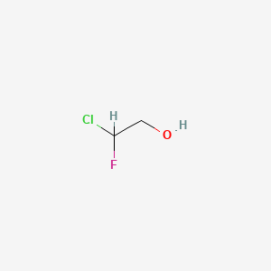 molecular formula C2H4ClFO B3378172 2-氯-2-氟乙醇 CAS No. 13891-54-8
