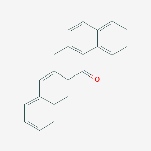 molecular formula C22H16O B033782 (2-Methylnaphthalen-1-yl)(naphthalen-2-yl)methanone CAS No. 110876-52-3