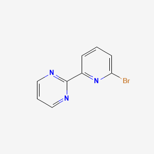 molecular formula C9H6BrN3 B3378232 2-(6-Bromopyridin-2-yl)pyrimidine CAS No. 139755-56-9