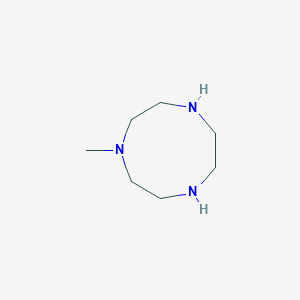 molecular formula C7H17N3 B3378300 1-Methyl-1,4,7-triazonane CAS No. 141213-11-8