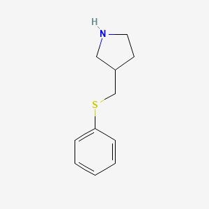 3-[(Phenylsulfanyl)methyl]pyrrolidine
