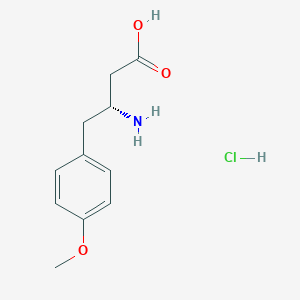 Benzenebutanoic acid, beta-amino-4-methoxy-, hydrochloride (1:1), (betaR)-