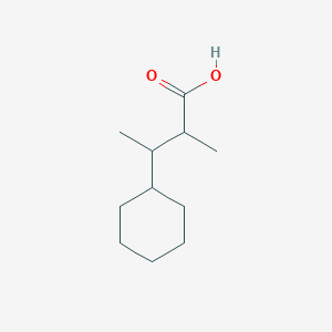 molecular formula C11H20O2 B3378736 3-Cyclohexyl-2-methylbutanoic acid CAS No. 1466724-03-7