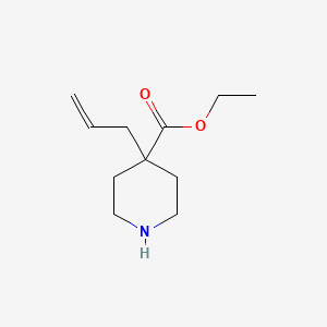 molecular formula C11H19NO2 B3378764 Ethyl 4-Allyl-4-piperidinecarboxylate CAS No. 146935-75-3