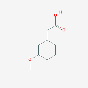 molecular formula C9H16O3 B3378819 2-(3-Methoxycyclohexyl)acetic acid CAS No. 1483869-71-1