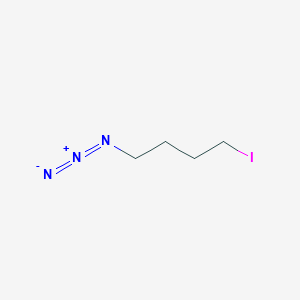 molecular formula C4H8IN3 B3378850 1-叠氮基-4-碘丁烷 CAS No. 148759-55-1