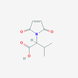 molecular formula C9H11NO4 B3378871 2-(2,5-dioxo-2,5-dihydro-1H-pyrrol-1-yl)-3-methylbutanoic acid CAS No. 148991-43-9