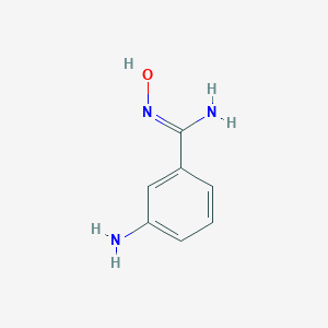 molecular formula C7H9N3O B033789 3-氨基-N'-羟基苯-1-甲酰胺 CAS No. 100524-07-0