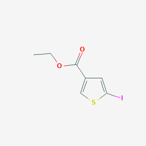 molecular formula C7H7IO2S B3378916 Ethyl 5-iodothiophene-3-carboxylate CAS No. 1496383-74-4