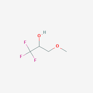 molecular formula C4H7F3O2 B3378933 1,1,1-Trifluoro-3-methoxypropan-2-ol CAS No. 149902-13-6