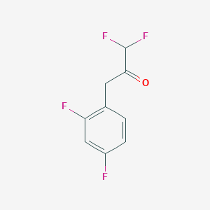 B3379007 3-(2,4-Difluorophenyl)-1,1-difluoropropan-2-one CAS No. 1506583-58-9