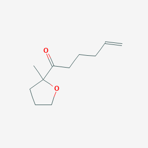 1-(2-Methyloxolan-2-yl)hex-5-en-1-one