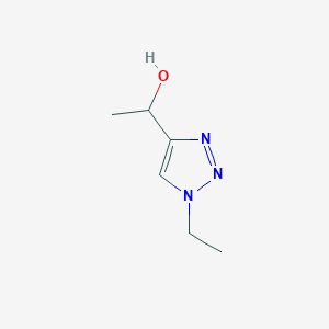 molecular formula C6H11N3O B3379091 1-(1-ethyl-1H-1,2,3-triazol-4-yl)ethan-1-ol CAS No. 1516118-44-7