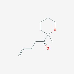 molecular formula C11H18O2 B3379124 1-(2-Methyloxan-2-yl)pent-4-en-1-one CAS No. 1519401-36-5