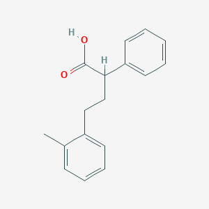 molecular formula C17H18O2 B3379139 4-(2-Methylphenyl)-2-phenylbutanoic acid CAS No. 1520769-68-9